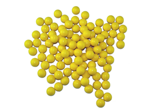 3Skull Paintball Rubber 100 Reusable Paintballs - Yellow