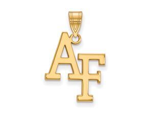 NCAA 10k Yellow Gold Air force Academy Large Pendant NCAA 10k Yellow Gold Air force Academy Large Pendant