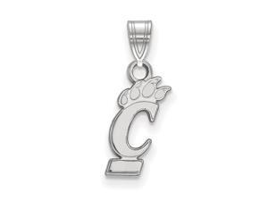 NCAA 10k White Gold U of Cincinnati Small Pendant NCAA 10k White Gold U of Cincinnati Small Pendant