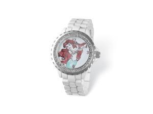 Disney Ladies Ariel White Bracelet Crystal Bezel 41mm Watch Disney Ladies Ariel White Bracelet Crystal Bezel 41mm Watch