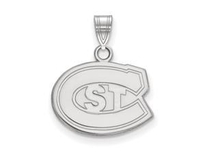 NCAA 10k White Gold St. Cloud State Small Pendant NCAA 10k White Gold St. Cloud State Small Pendant