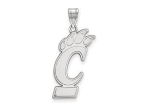 NCAA 10k White Gold U of Cincinnati XL Pendant NCAA 10k White Gold U of Cincinnati XL Pendant