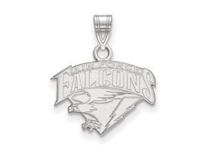 NCAA 10k White Gold Air force Academy Small Pendant NCAA 10k White Gold Air force Academy Small Pendant