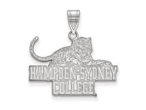 NCAA Sterling Silver Hampden Sydney College Large Pendant NCAA Sterling Silver Hampden Sydney College Large Pendant