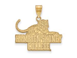 NCAA 14k Yellow Gold Hampden Sydney College Large Pendant NCAA 14k Yellow Gold Hampden Sydney College Large Pendant