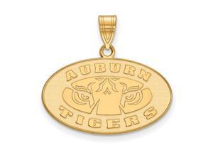 NCAA 10k Yellow Gold Auburn U Medium Pendant NCAA 10k Yellow Gold Auburn U Medium Pendant