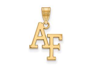 NCAA 10k Yellow Gold Air force Academy Medium Pendant NCAA 10k Yellow Gold Air force Academy Medium Pendant