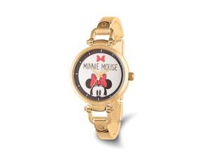 Disney Ladies Size Minnie Mouse Gold-tone Watch Disney Ladies Size Minnie Mouse Gold-tone Watch