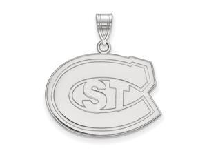 NCAA Sterling Silver St. Cloud State Large Pendant NCAA Sterling Silver St. Cloud State Large Pendant
