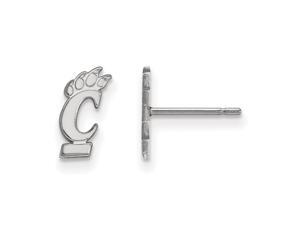 NCAA Sterling Silver University of Cincinnati XS Post Earrings NCAA Sterling Silver University of Cincinnati XS Post Earrings