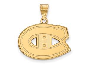 14k Yellow Gold NHL Montreal Canadiens Medium Pendant 14k Yellow Gold NHL Montreal Canadiens Medium Pendant