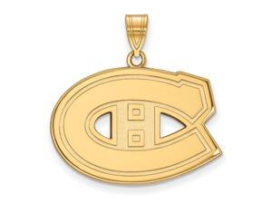 10k Yellow Gold NHL Montreal Canadiens Large Pendant 10k Yellow Gold NHL Montreal Canadiens Large Pendant