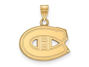 10k Yellow Gold NHL Montreal Canadiens Small Pendant 10k Yellow Gold NHL Montreal Canadiens Small Pendant