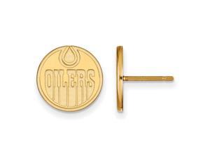 14k Yellow Gold NHL Edmonton Oilers Small Post Earrings 14k Yellow Gold NHL Edmonton Oilers Small Post Earrings