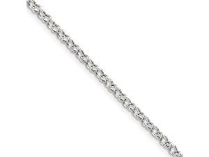 8 Inch Sterling Silver 7.75mm Rolo Chain