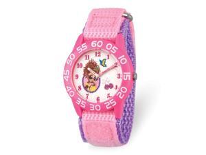 Disney Girls Fancy Nancy Pink Nylon Band Time Teacher Watch Disney Girls Fancy Nancy Pink Nylon Band Time Teacher Watch