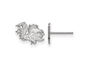 NCAA Sterling Silver U of South Carolina XS Post Earrings