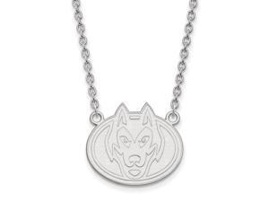NCAA 10k White Gold St. Cloud State Large Pendant Necklace NCAA 10k White Gold St. Cloud State Large Pendant Necklace