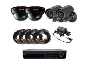 4ch DVR Package - H.264 Elite DVR, dome and IR camera combo power supply and Cables 3G phone support 4ch DVR Package - H.264 Elite DVR, dome and IR camera combo power supply and Cables 3G phone support