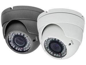 650TV Lines 2.8 ~ 12mm Vari-Focal Lens 42IR Weatherproof Color Infrared Dome Camera ( White, 12V DC ) 650TV Lines 2.8 ~ 12mm Vari-Focal Lens 42IR Weatherproof Color Infrared Dome Camera ( White, 12V DC )