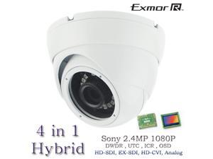 2.4MP Hybrid 1080P Camera HD SDI, HD EX-SDI, HD CVI, 960H OSD DWDR UTC 2.8mm Dual Supports Video Outs 2.4MP Hybrid 1080P Camera HD SDI, HD EX-SDI, HD CVI, 960H OSD DWDR UTC 2.8mm Dual Supports Video Outs