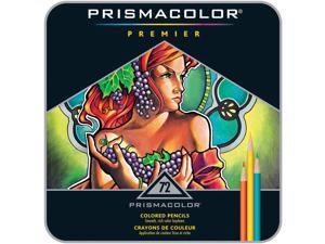 Prismacolor Premier Colored Pencil Set 72/Tin-W/Two Bonus Artstix & Sharpener