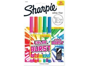 Sharpie Color Burst Ultra Fine Permanent Markers 5/Pkg-Assorted Sharpie Color Burst Ultra Fine Permanent Markers 5/Pkg-Assorted