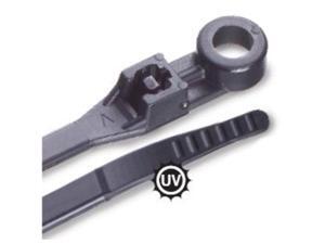 Gb-Gardner Bender 48-308UVB 9-Inch Black Nylon UVB Mounting Cable Ties - 100-Pac Gb-Gardner Bender 48-308UVB 9-Inch Black Nylon UVB Mounting Cable Ties - 100-Pac
