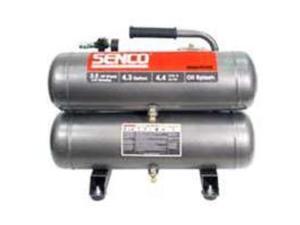 SENCO PC1131 2.5 HP 4.3 Gallon Oil-Lube Twin Stack Air Compressor SENCO PC1131 2.5 HP 4.3 Gallon Oil-Lube Twin Stack Air Compressor
