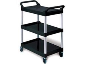 Rubbermaid Commercial Economy Plastic Cart Three-Shelf 18-5/8w x 33-5/8d x 37-3 Rubbermaid Commercial Economy Plastic Cart Three-Shelf 18-5/8w x 33-5/8d x 37-3