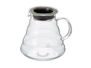 Transparent White HARIO GS-45-T Silicone lid tightly integrated with coffee pot 450 ml 