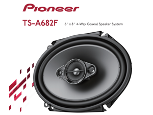 Pioneer TS-A682F 6" x 8" 4-Way Coaxial Speaker System