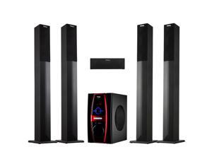 Frisby FS-6600BT 5.1 Channel Home Theater System w/ Surround Sound Tower Satellite Speakers & Bluetooth / SD / USB Frisby FS-6600BT 5.1 Channel Home Theater System w/ Surround Sound Tower Satellite Speakers & Bluetooth / SD / USB