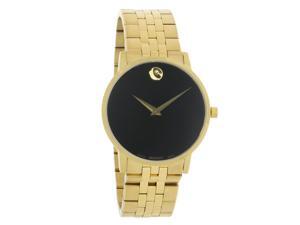 Movado Museum Classic Series Mens Black Dial Swiss Quartz Watch 0607203 Movado Museum Classic Series Mens Black Dial Swiss Quartz Watch 0607203