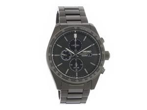 Seiko Solar Chronograph Black ION Plated Stainless Steel Watch SSC721 Seiko Solar Chronograph Black ION Plated Stainless Steel Watch SSC721