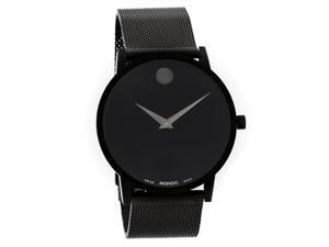 Movado Museum Classic Series Mens Black Dial Swiss Quartz Watch 0607395 Movado Museum Classic Series Mens Black Dial Swiss Quartz Watch 0607395