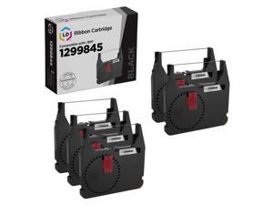 LD Compatible Canon CP-17 Set of 2 Black and Red Printer Ribbon Cartridges 
