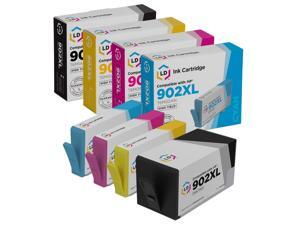 LD Compatible Replacements for HP 902XL HY Ink: Black Cyan Magenta Yellow 4-Pack for OfficeJet 6950 6954 6962 OfficeJet Pro 6958 6960 6970 6978 LD Compatible Replacements for HP 902XL HY Ink: Black Cyan Magenta Yellow 4-Pack for OfficeJet 6950 6954 6962 OfficeJet Pro 6958 6960 6970 6978