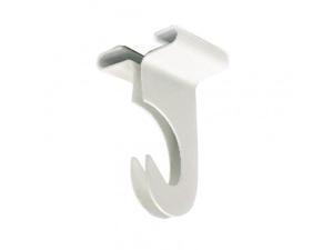 Baumgartens Suspended Ceiling Hooks, 2" Long, 2/PK, White 54510 Baumgartens Suspended Ceiling Hooks, 2" Long, 2/PK, White 54510