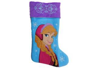 Blue & Purple Disney Frozen Princess Anna Christmas Stocking Holiday Decor Blue & Purple Disney Frozen Princess Anna Christmas Stocking Holiday Decor