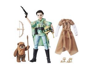 Star Wars Forces of Destiny Endor Princess Leia Organa Action Figure Doll  Ewok
