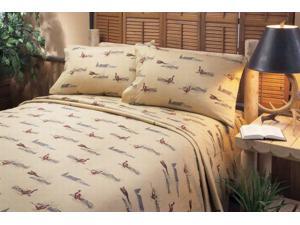 Columbia Sportwear Full Size Cockbird Sheets Double Bed Sheet Set with Pheasants Columbia Sportwear Full Size Cockbird Sheets Double Bed Sheet Set with Pheasants