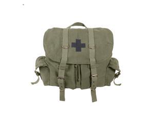 Rothco Vintage Olive Drab Compact Weekender Backpack With Black Cross Rothco Vintage Olive Drab Compact Weekender Backpack With Black Cross