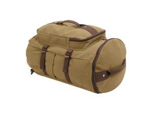 Rothco Convertible 19" Canvas Duffle/Backpack, Travel Bag, Coyote & Brown Rothco Convertible 19" Canvas Duffle/Backpack, Travel Bag, Coyote & Brown