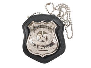 Rothco Police Leather Cut Out/Clip On Leather Badge Holder Rothco Police Leather Cut Out/Clip On Leather Badge Holder