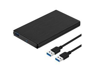 Sabrent [Upgraded Version Support UASP] Ultra Slim USB 3.0 to 2.5-Inch SATA External Aluminum Hard Drive Enclosure [Black] (EC-UK30)