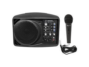 Mackie SRM150 Compact Active PA System w/Dynamic Microphone and Cable