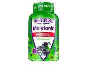 Vitafusion Extra Strength Melatonin Gummy Vitamins, 5mg, 120 ct Gummies