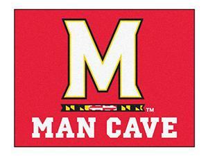 NCAA University of Maryland Team Logo Man Cave AllStar Mat  3375x 425