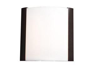 West End LED Wall Sconce - 15"H - Bronze - Opal Glass Diffuser